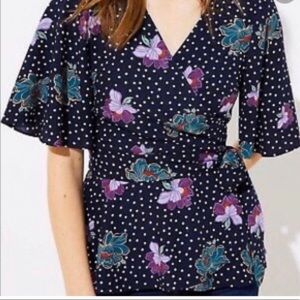 Ann Taylor Loft Wrap Top